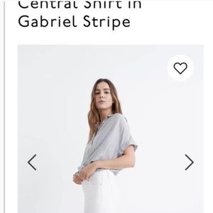 Central Shirt in Gabriel Stripe